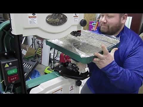 Grizzly Bandsaw Setup