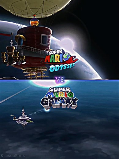 Mario Odyssey vs Mario Galaxy #edit #nintendo #mario #marioodyssey #mariogalaxy