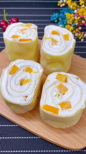 Easy &yummy summer snack recipe. How Towel Roll Cake at home. Simple &fast snack recipe. Delicious