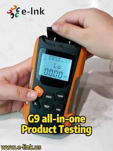 Mini G9 Optical Power Meter – Compact Fiber Testing Beast! - www.e-link.us