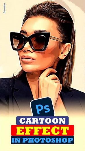 How to Turn Photos into Cartoon Effect - Photoshop Tutorial #tutorial #tips