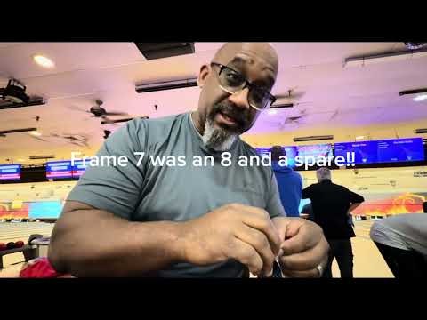 Monday Night Buds Scratch Trios Sports Shot at Ft Meade Md, 34' Wolf pattern.