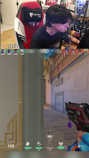 How TenZ win ECO with 0% Mouse Movement Trick💀💀