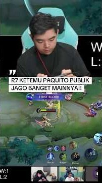 R7 Ketemu Paquito Publik, Jago Banget Mainnya!! #r7 #mobilelegends #mlbb #mlbbcreatorcamp