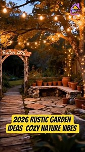 2026 Rustic Garden Ideas — Cozy Nature Vibes 🌿✨