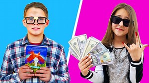 تلميذة غنية وتلميذة مكسورة! مواقف مضحكة مع إيفا والأصدقاء إلى الأبد | Amigos Forever Arabic