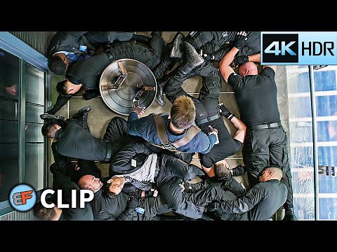 Elevator Fight Scene | Captain America The Winter Soldier (2014) 4K HDR Movie Clip