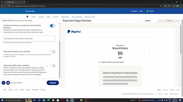 How To Create Donation Link On Paypal! - Make Donate Buttom
