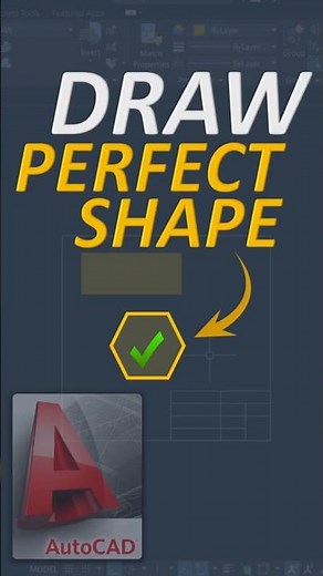 Draw PERFECT Shapes: Rectangle, Polygon & Hatch