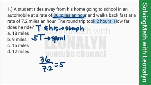 SPEED DISTANCE TIME | Free Reviewers with Leonalyn