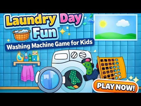 HiLaundry Day Fun 🧺 | Washing Machine Game