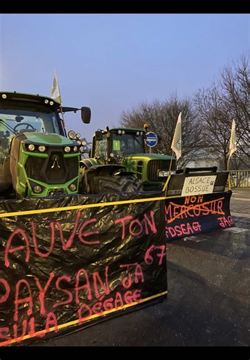Sauver notre agriculture : Manifestation à Strasbourg