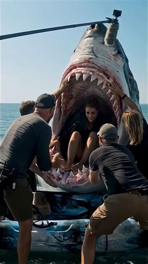 behind the scenes shark lake attack #movie #edit #cinematic #clips #horror #shark #new #film #2026
