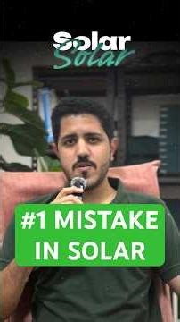 Solar लगाते समय ये गलती मत करना! ⚠️ (₹2-5 लाख का नुकसान) #SolarPune #SolarPCMC #SolarForHome