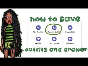 Everskies | How To Save Outfits & Make Drawers