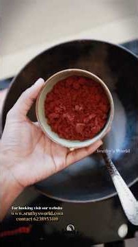 Red hair dye making at home#hairdye#burgandyhenna##hairstyle ‪@Sruthysworld‬