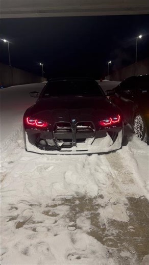 Blacked out M4🦇🌨️ #bmw #bmwm4 #bmwm4competition #g80 #g82 #cars #cartok #fyp #explore #g82vader