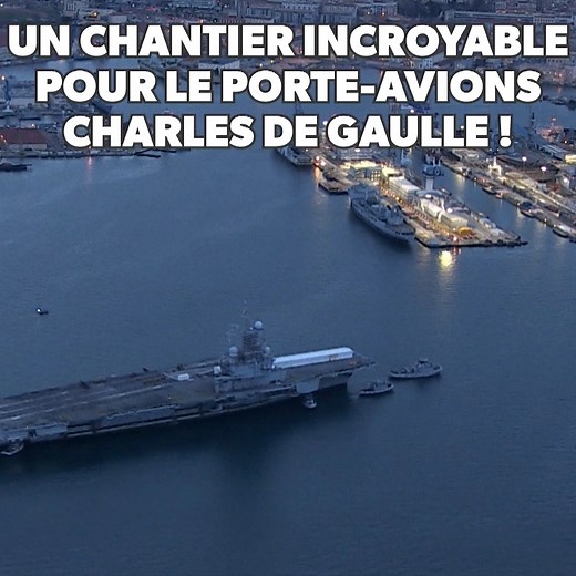 164K views · 1.8K reactions | ️✈️ Le Charles de Gaulle est impressionnant : 260 mètres de long pour 60 de large, comparable à un véritable immeuble flottant sur la mer. Comment faire pour réparer un tel bâtiment ? ▶️ Charles de Gaulle, le grand check-up ! à retrouver sur RMC Découverte et RMC BFM Play ➡️ https://bit.ly/3xV0qBH | RMC Découverte | Facebook