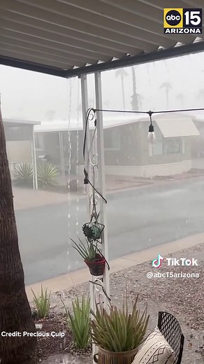 THE RAIN IS HERE ⛈️ Monsoon storms continue to pummel parts of the Valley, with impacts to many to Sky Harbor and our communities. Check out some of these views!