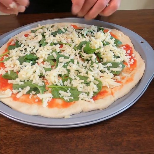 Homemade Spicy Salami Pizza