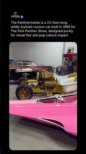 The Pink Panther Car: A Pop Culture Icon on Wheels #automobile #cars