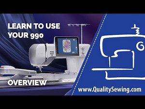 Bernina 990 Sewing Machine Tutorial | Complete Guide & Overview (Part1)