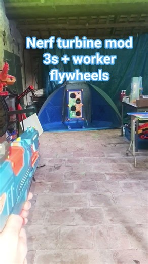 Nerf turbine mod 3s + worker flywheels