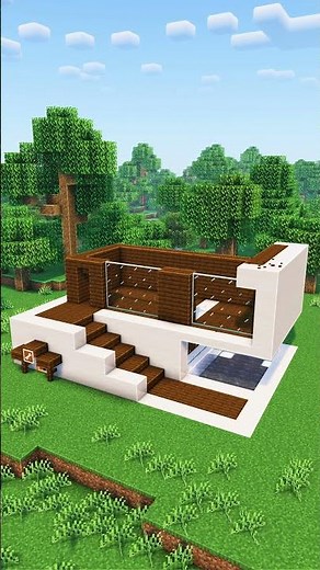 Modern House | Minecraft Tutorial #shorts