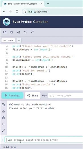 We Built a Python Calculator! 🎉 (Level 1 Complete)