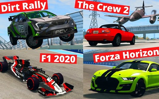 在BeamNG Drive 模拟其他赛车游戏玩法
