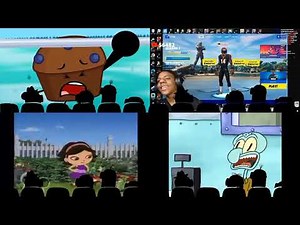Minions are watching YouTube Videos Quadparison #4