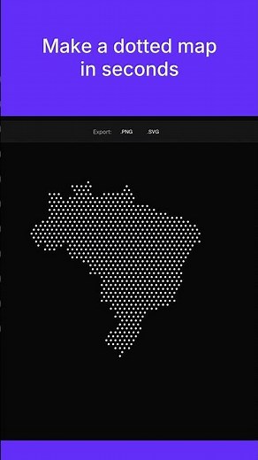 Make a Dotted Map in Seconds