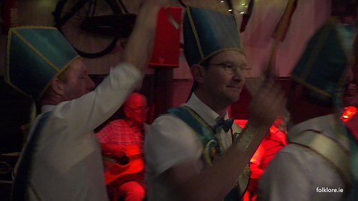 The Drinagh Mummers - Something special for you As promised here is a recording of The Drinagh Mummers in action in the Coal Bunker in Drinagh, Co. Wexford last night. This style and combination of mummers play and dance is particular to Wexford (mostly south Wexford, but was done up north too.) It was borrowed in time from English, Welsh and Cornish dances and in the mid 19th century, we customised the classic play, to suit the Irish political mood of the time. So instead of English Kings and f