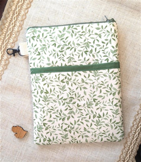 Handmade Kindle Sleeve, Nook Case, Quilted E-reader Zipper Pouch, Nature Lover Gift - Etsy