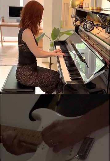 Duet Performance with Piano and Guitar by Hollie Kenniff