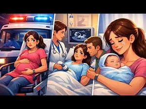 Pregnant Woman's Hospital Journey | Emotional Pregnancy Story | New Mother Animation
