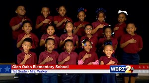 The Pledge of Allegiance: Glen Oaks Park Elementary - Ms. Walker, 1st Grade