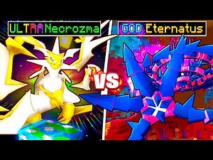 ULTRA NECROZMA vs GOD ETERNATUS In Minecraft Pixelmon!