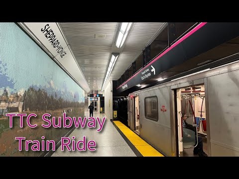 Toronto TTC Line 4 Sheppard Subway Ride - Full Route Westbound 6/20/2025