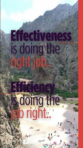 Difference Between Effectiveness & Efficiency