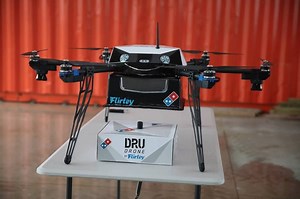 Domino's Drone delivers hot pizza in less than 30 minutes