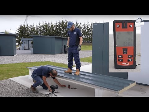 Strength test on our 80mm Insulated Roof Panel