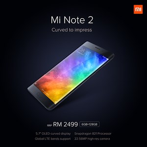 Xiaomi Mi Note 2 now available in Malaysia for RM2499 | TechNave