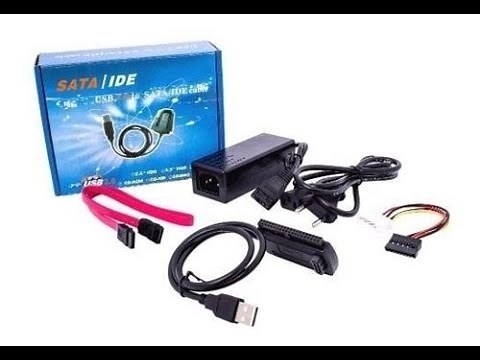 How to connect IDE or SATA hard drives through a computer's USB port