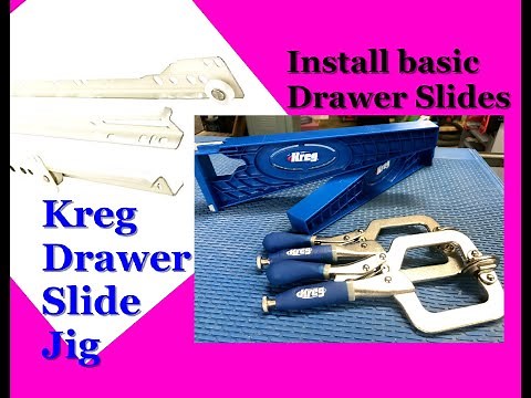 Kreg drawer slide jig review & demo