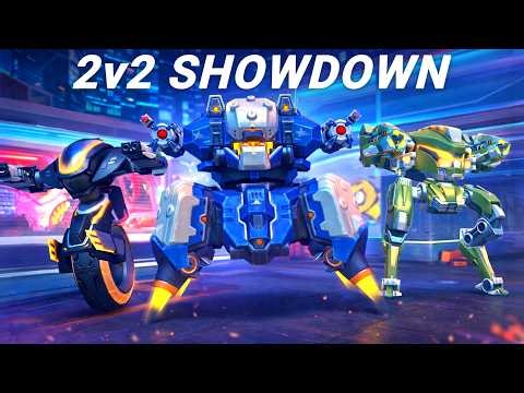 2v2 Hangar Showdown - Vortex, Killshot, Zephyr - Mech Arena