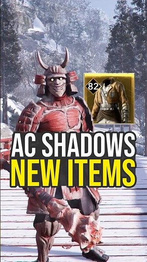 Attack On Titan Items Added To Assassin's Creed Shadows... (AC Shadows Attack On Titan)