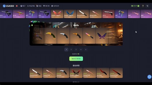 好久没开100%刀箱了，速开出爪子刀这么爽【C网】