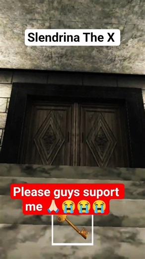 Slendrina The X Horror Game Ending Scene #viralshort #shortsviral #ponksong #reel #horrorgame