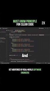 Must know principal for cleaning up your code.